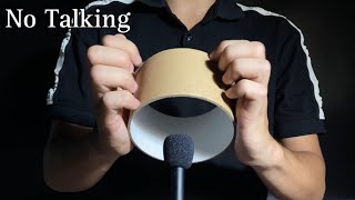 02 ASMR Ut  tapping on a paper roll No Talking [upl. by Bohon484]