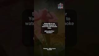 Miley Cyrus  Flowers Karaoke Vocal Assisted Instrumental Lyrics [upl. by Assetal]