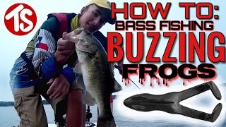 Bass fishing buzzing frogs How to Ribbit frogs [upl. by Tabshey]