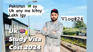 How much it cost for Study Visa in UK 🇬🇧 cardiff wales vlog 24 [upl. by Asilehs615]