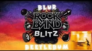 Blur Cover  Beetlebum  Rock Band Blitz Playthrough 5 Gold Stars [upl. by Eyak]