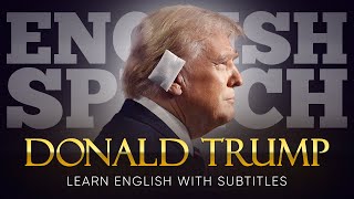 ENGLISH SPEECH  TRUMP First Speech Since Assassination Attempt English Subtitles [upl. by Herwig]