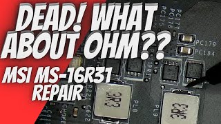 Low resistance on coils BAD NEWS MSI ms16r31 repair [upl. by Bach]