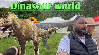 Going to Dino world event in Bradford Moor Park bradford UK [upl. by Nilyahs]