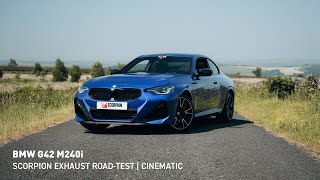 BMW G42 M240i Scorpion Exhaust Cinematic Car Roadtest [upl. by Dnomal]