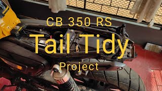 CB350 RS Tail Tidy Project  Part 1  Full Disassembly Guide [upl. by Euqnomod]