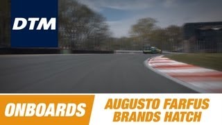 Onboard Augusto Farfus  DTM Race Brands Hatch [upl. by Thorner]