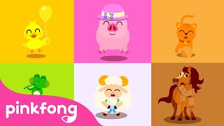 Farm Animal Color Song  Farm Animals Songs  Pinkfong Songs for Kids [upl. by Eatnad]