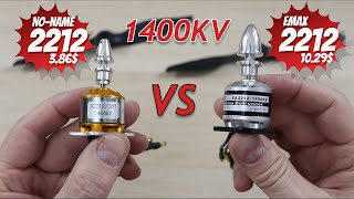 Popular amp Cheap Noname 1400KV VS Emax 1400KV 2212 Brushless Motor Comparison 345 VS 1029 [upl. by Jerri]