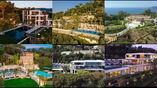 8 LUXURY MANSIONS AND VILLAS in CannesFrance [upl. by Ahsennek109]