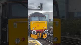 LSL Class 47 and Class 57 depart Eastleigh for Swanage [upl. by Agnes]