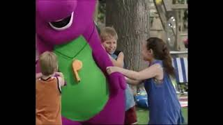 Barney And Friends  He Waded In The Water Season 7 Version [upl. by Wordoow]