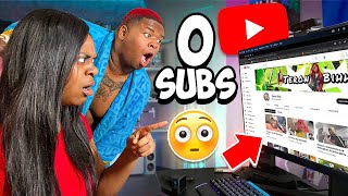 0 SUBSCRIBERS PRANK ON TERON HILARIOUS [upl. by Nawyt]