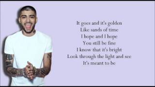 ZAYN  Golden Lyrics [upl. by Jacquelynn]