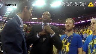 New video shows Masai Ujiri was shoved first in NBA Finals altercation [upl. by Arukas]