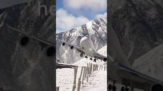 Airbus 747 Landing at Lukla [upl. by Zeret295]