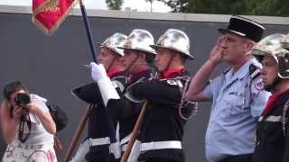 Cérémonie dinauguration du centre de secours de StJust enChaussée [upl. by Conners]