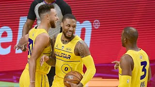 Damian Lillard 32 PTS 2021 AllStar Game Highlights [upl. by Millham62]