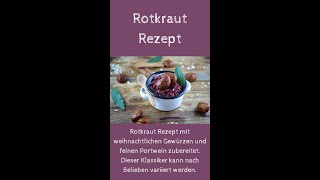 Rotkraut Rezept [upl. by Porett]