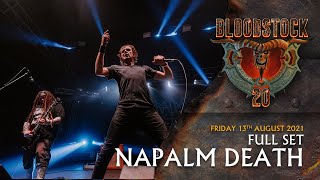 NAPALM DEATH  Full Set Performance  Bloodstock 2021 [upl. by Ecyt13]