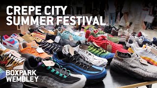 Crepe City Summer Sneaker Festival at BOXPARK Wembley [upl. by Mundy]