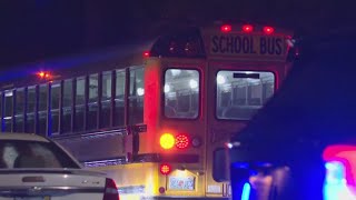 School bus crash on Beauclerc Road in Jacksonville [upl. by Agler]