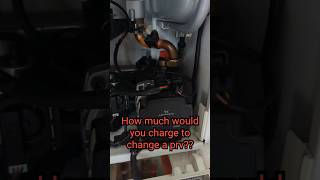 Ideal logic combi boiler How much should I charge to change a prv gas gassafe boilerrepair [upl. by Attenna551]