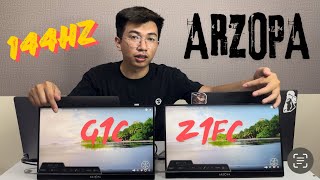 ARZOPA 161 inch 144HZ Model G1C Chinses Version VS Z1FC Global Version [upl. by Minnaminnie]