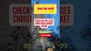 SAVE THE DATE 2024 NYC Christmas Market Opening Dates christmasmarkets nyc [upl. by Llenyt]