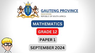 Gauteng Prelim Maths 2024 [upl. by Kragh344]