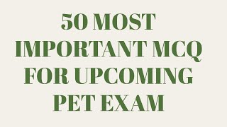 most important MCQ for upcoming pet exam physical education mcq LTRSSDRHTOAVSKVSNVS [upl. by Nims]