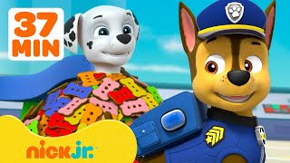 PAW Patrols Silliest Rescues w Chase amp Marshall 😂 37 Minute Compilation  Nick Jr [upl. by Berard]