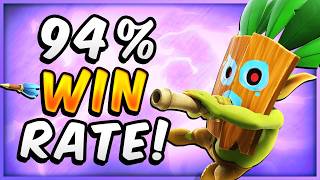 94 WIN RATE BROKEN LOG BAIT DECK — Clash Royale [upl. by Dragde]