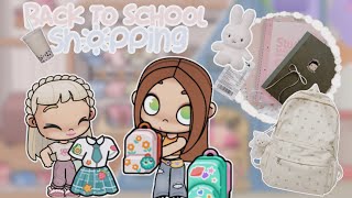 GOING BACK TO SCHOOL SHOPPING BANKRUPT avatar world VOICED roleplay 📚 [upl. by Ehttam19]