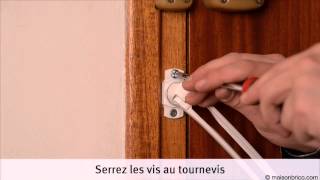 Installer un entrebâilleur de porte [upl. by Ecyrb]