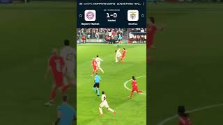 Bayern vs Benfica 10  Champions League Highlights 2024 ucl fcbayern shorts foryou soccer [upl. by Kristyn]