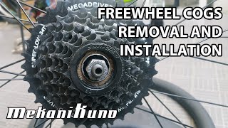 7 Speed Freewheel Cogs Removal and Installation [upl. by Ulu]