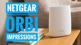 Netgear Orbi Mesh Network Triband WiFi System Setup amp Impressions [upl. by Roberta140]