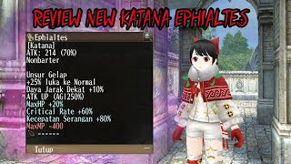 Review New Katana Ephialtes With Katana AGI  Toram Online [upl. by Esme640]