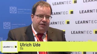 Ulrich Ude von tts im Gespräch auf der LEARNTEC 2016 [upl. by Micheline]