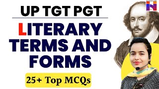 Top 25 Literary Terms And Forms In English Literature MCQs  Most Important  Hina English Classes [upl. by Rubenstein328]