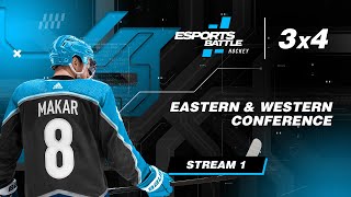 20241117  Eastern amp Western Conference EHockey ESportsBattle Stream 1 [upl. by Dlareg946]