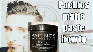 pacinos matte paste how to style video [upl. by Magnum]