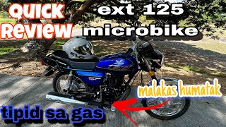 Quick review ext 125 microbike [upl. by Chadburn]