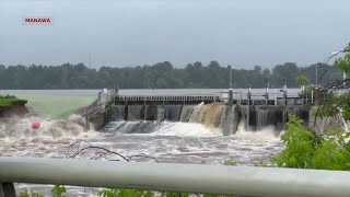 Manawa Dam flooding [upl. by Salesin]