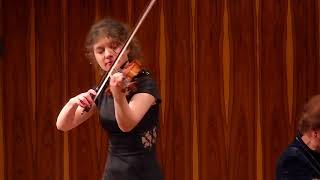 Ravel Tzigane Caroline Adomeit violin [upl. by Leuqar]