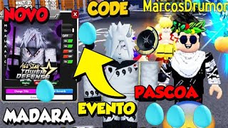 CORRE NOVO CÓDIGO  NOVO EVENTO DA PASCOA NO ALL STAR TOWER DEFENSE  TODOS OS CODES [upl. by Roldan465]