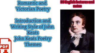 John Keats  Biography ofJohn Keats  writing style of John Keats [upl. by Aillimac]