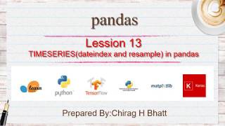 Timeseries Datetime Index and Resample in Pandas  Lesson  13  Pandas [upl. by Emmett717]