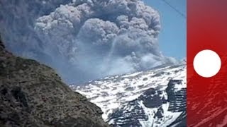 Volcano threat thousands face evacuation around Copahue volcano [upl. by Rossen]